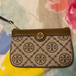 Tory Burch Women's T Monogram Card Case with Key ring